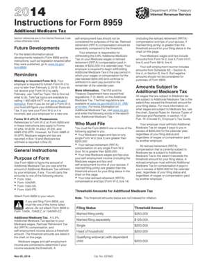 Instructions for Form 8959