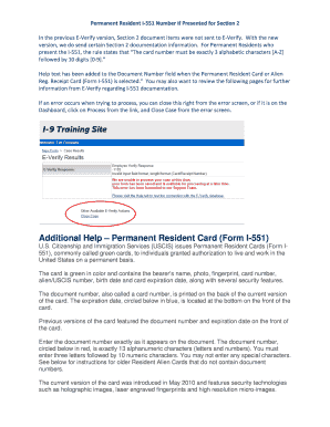 Form 1551 - Additional Help Permanent Resident Card (Form I-551) - HireSafe