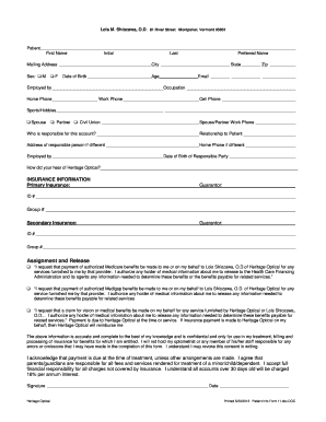 Patient Info Form 11.doc