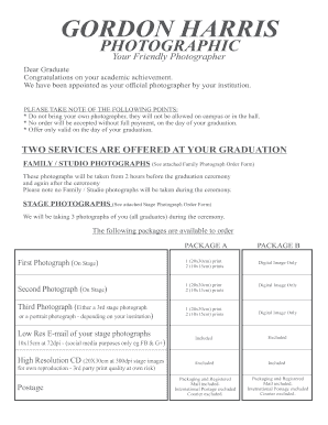 HAND COMPLETED FORM IN WITH PAYMENT, ON DAY OF...