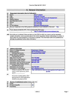 Workout excel template - A. General Information - Washington College - washcoll