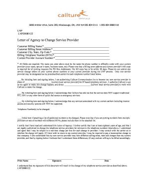 Printable sample letter to change insurance agent Forms and Document Templates to Submit Online ...