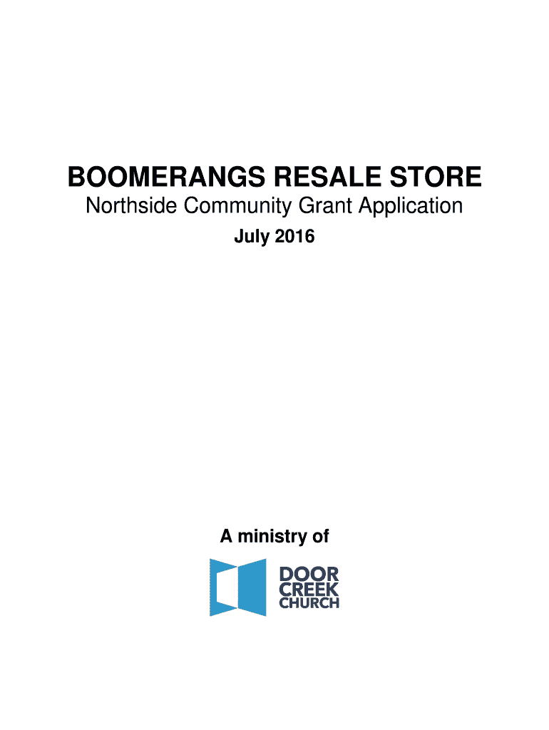 Fillable Online boomerangsresale BOOMERANGS RESALE STORE