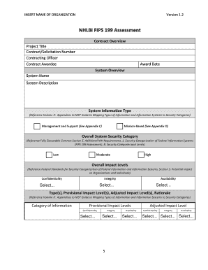 Fillable Online nhlbi nih FIPS 199 Assessment nhlbi nih Fax Email Fillable Online nhlbi nih FIPS 199 Assessment nhlbi nih Fax Email