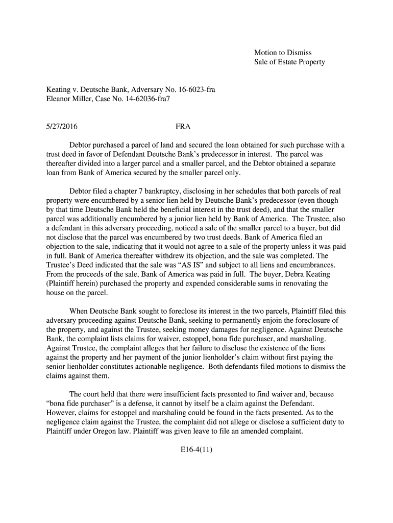 Fillable Online Sale of Estate Property Fax Email Print pdfFiller