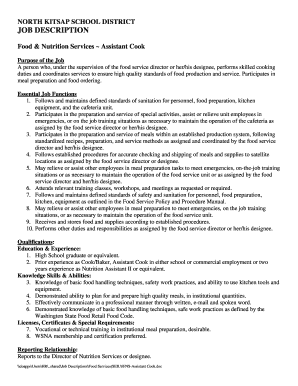 job description - North Kitsap School District - nkschools