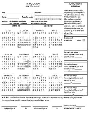 2016 and 2017 calendar printable with holidays Forms and Templates -  Fillable & Printable Samples for PDF, Word | pdfFiller