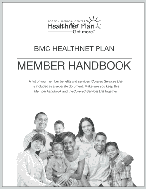 Fillable Online BMC HEALTHNET PLAN Fax Email Print - pdfFiller