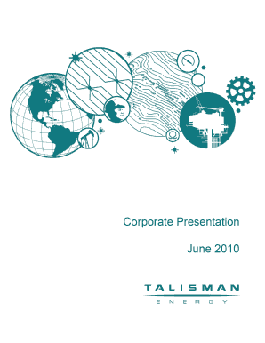 Excel construction templates for commercial and residential - Key Historical Data - Talisman Energy