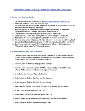 How to Mail Merge Clerkship Letters for Federal and State Judges - lawschool cornell