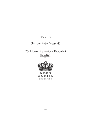 (Entry into Year 4)