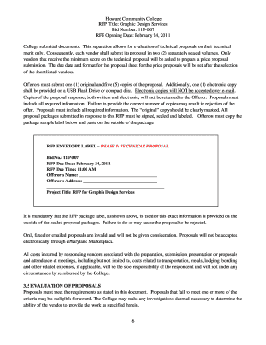 graphic design proposal