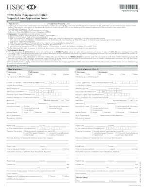 Commercial loan credit memo template - CA-MTG-AO001 Property Loan Application Form HBSP HHGRd4 26Apr16