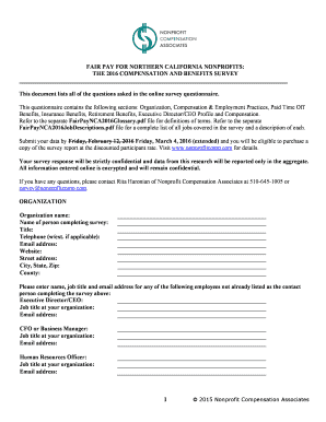 FAIR PAY FOR NORTHERN CALIFORNIA NONPROFITS: THE ...