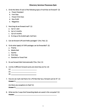 Mail forwarding usps - Post Office Mail Handling and Processing Test - ETSU.edu - etsu