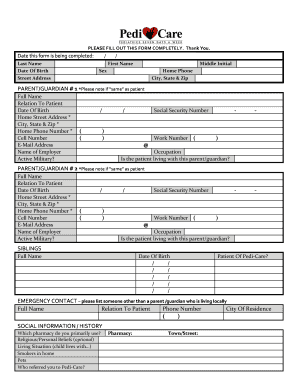 Date this form is being completed: