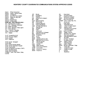Fillable Online MONTEREY COUNTY COORDINATED COMMUNICATIONS SYSTEM ...