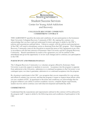 THIS AGREEMENT specifies the terms and conditions of your participation in the Kennesaw - studentsuccess kennesaw