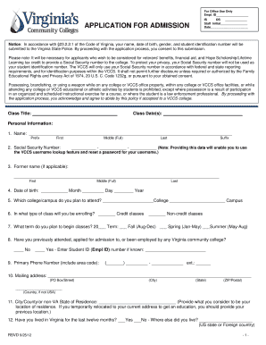 I 131 class of admission - Class Title: Class Date(s) - Franklin, Suffolk, Smithfield - pdc