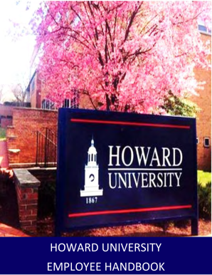 howard university employee handbook