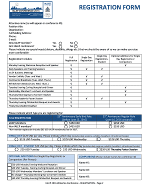 REGISTRATION INSTRUCTIONS - IALEP - ialep