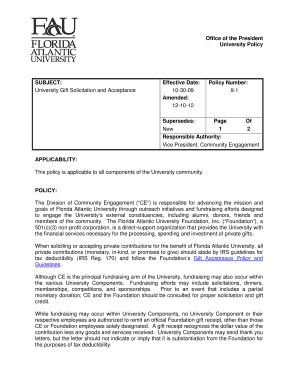 Life insurance buy sell agreement sample - 9.1 Gift Solicitation and Acceptance - fau