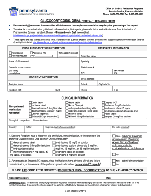 Glucocorticoids, Oral Prior Authorization. Glucocorticoids, Oral Prior Authorization