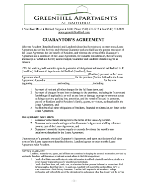 GUARANTOR'S AGREEMENT