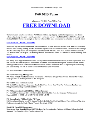 Free P60 2013 FORM.PDF and Related Books. Free P60 2013 FORM.PDF and Related Books - pikirkan esy