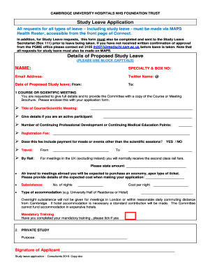 Leave application for job - Application for Annual Leave - Consultant Staff - cam-pgmc ac