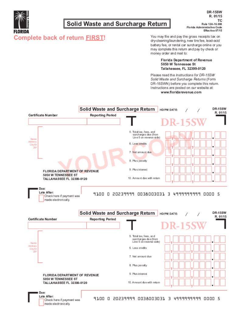 dr 15sw Preview on Page 1