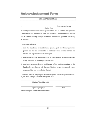 Acknowledgement Form - carroll.kyschools.us