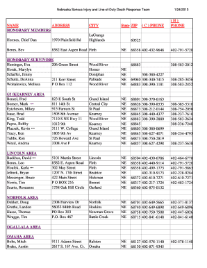 Fillable Online neresponseteam Team Roster - Nebraska Serious Injury ...