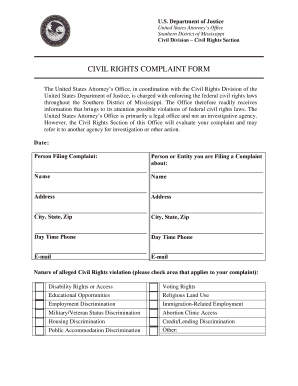 click here for the civil rights complaint form fill online 42 usc 1983 complaint form