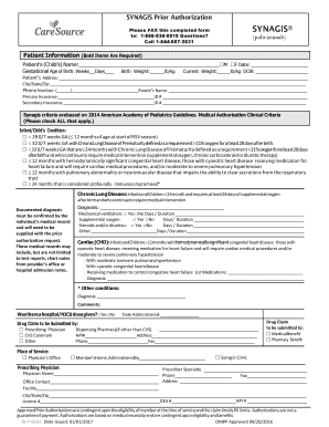 form to file a appear caresource