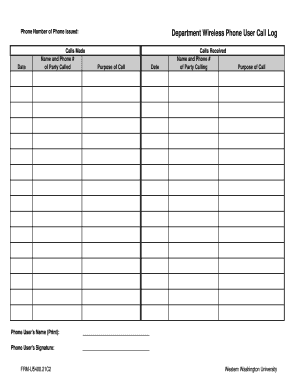 Phone Number of Phone Issued: