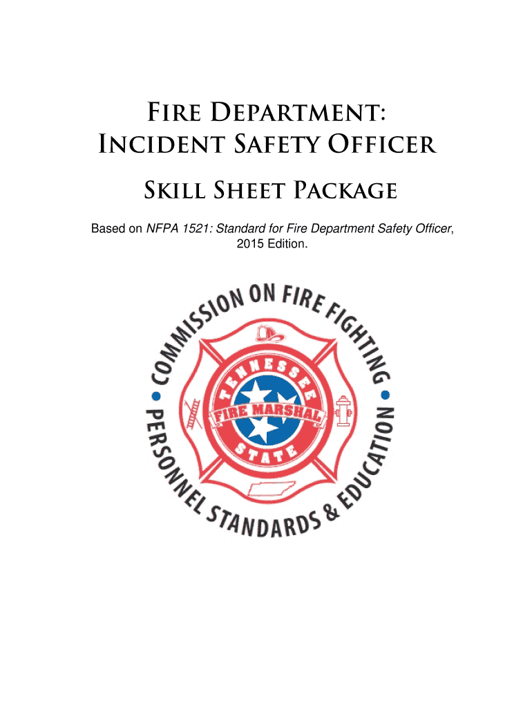 Fillable Online tn Based on NFPA 1521 Standard for Fire Department