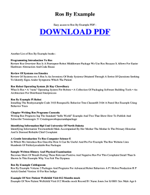 Review of systems example questions - Free ROS BY EXAMPLE.PDF and Related Books. Free ROS BY EXAMPLE.PDF and Related Books - tolife esy