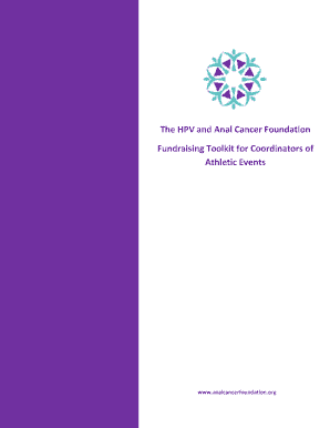 Athletic Event Organiser - The HPV and Anal Cancer Foundation - analcancerfoundation