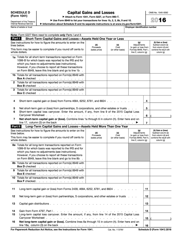 2016 schedule d Preview on Page 1