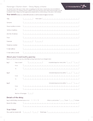 Fishbone diagram medical - Passenger Charter claim Delay Repay scheme