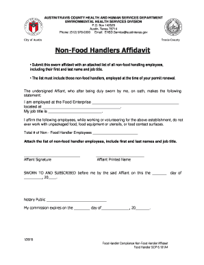 Final Draft 6 101A4 NON - FH Affidavit 7-13-2012 - austintexas