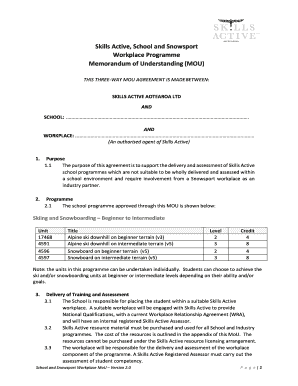 Skills Active School and Snowsport Workplace MoU FINAL