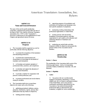 Fillable Online American Translators Association, Inc Fax Email Print ...