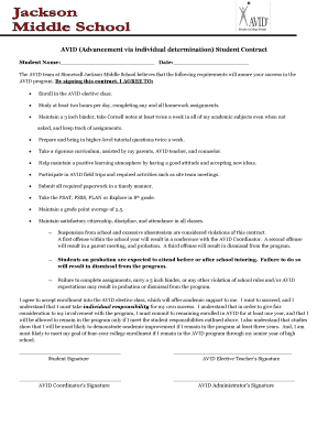 Fillable Online ocps AVID (Advancement via individual determination ...