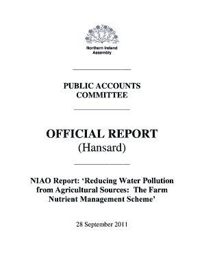 a report on water pollution