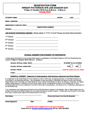 REGISTRATION FORM WRIGHT-PATTERSON AFB JOB - sugarcreek k12 oh