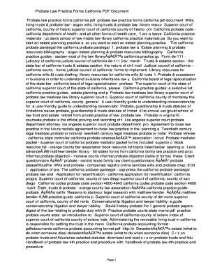 Living trust forms california - Probate Law Practice Forms California PDF c3cdf8e30450bad261cc4a89ac38e447. Probate Law Practice Forms California - cxyn