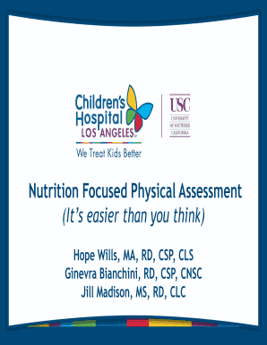 Fillable Online Nutrition Focused Physical Assessment Fax Email Print ...