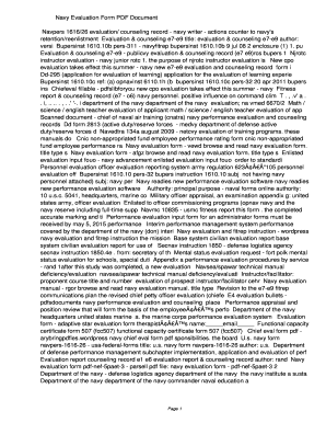 Fillable Online qjnn Navy Evaluation Form PDF ...